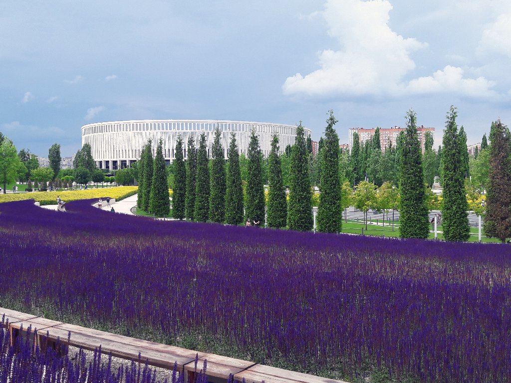 Парк «Краснодар» (парк Галицкого), вход со стороны Восточно-Кругликовской