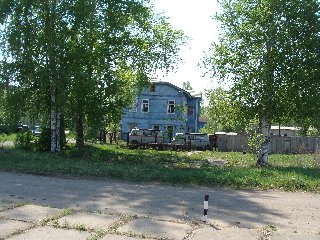 Вид на Котлас и реку Вычегду
