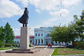 Городской пейзаж Уссурийска в Приморском крае