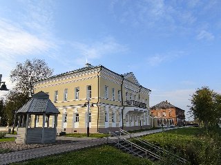 Вид на историческую часть Усолья и реку Каму