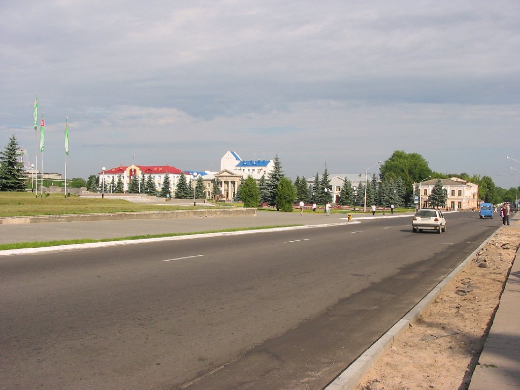 Центральная площадь в Речице