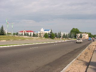 Центральная площадь в Речице
