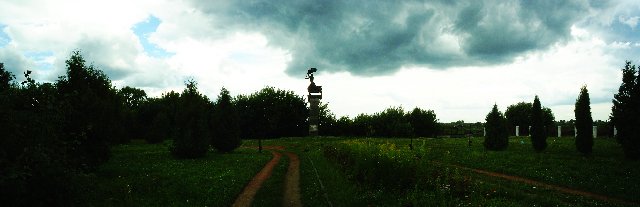 Вид на Александров и исторические здания города