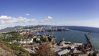 Панорама Туапсе со смотровой площадки