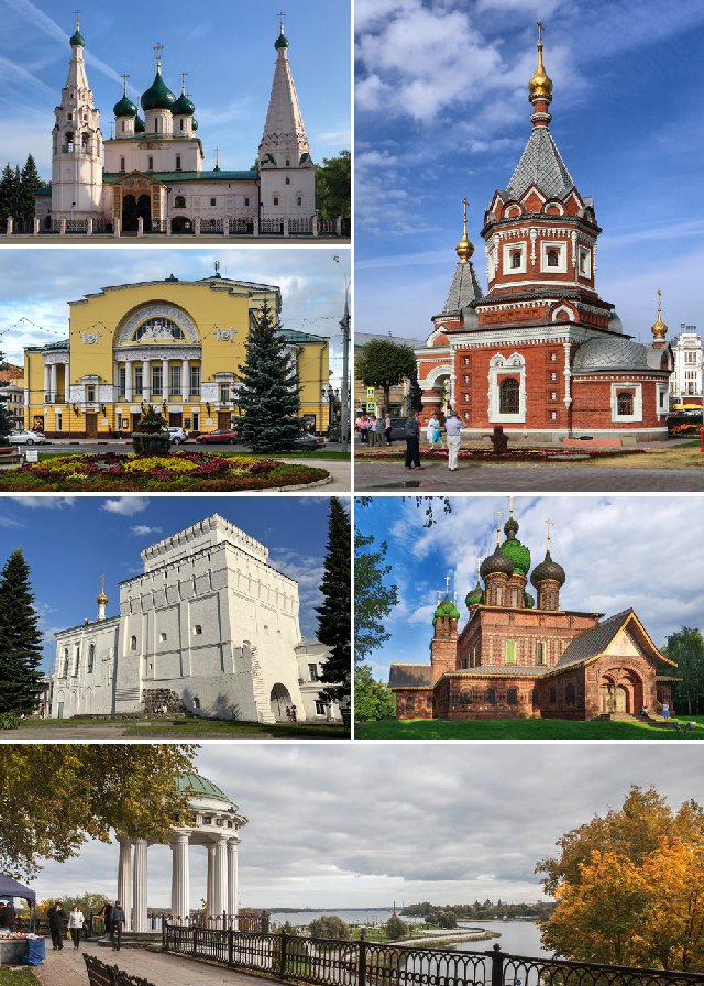 Ярославль: храмы и Волжская набережная