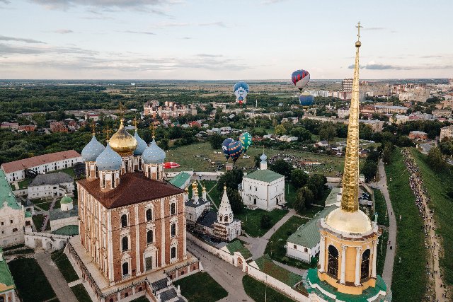Панорама города Рязань