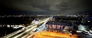 Панорама Кемерова с видом на город и реку Томь