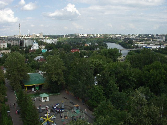 Орёл — стрелка рек Оки и Орлика с обелиском в честь 400-летия города
