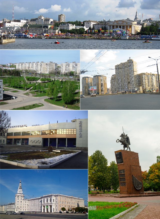 Чебоксары — столица Чувашской Республики, вид на Чебоксарский залив и монумент Матери-Покровительнице