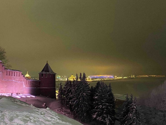 Нижний Новгород: кремль и слияние Волги и Оки