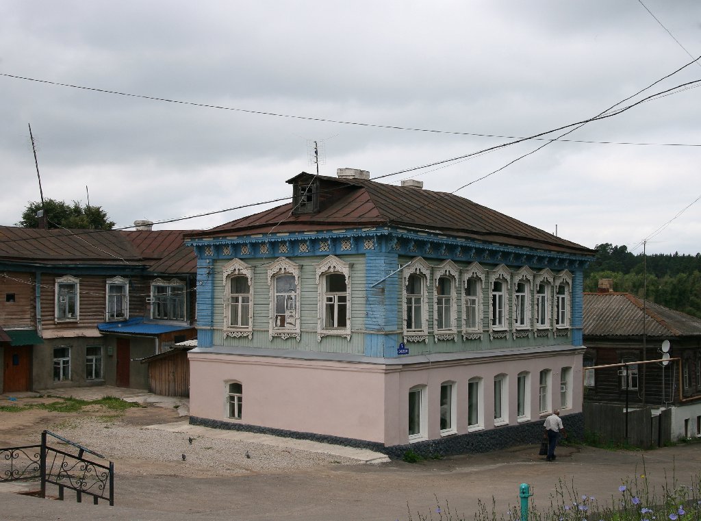 Купеческие особняки и деревянные дома в Боровске