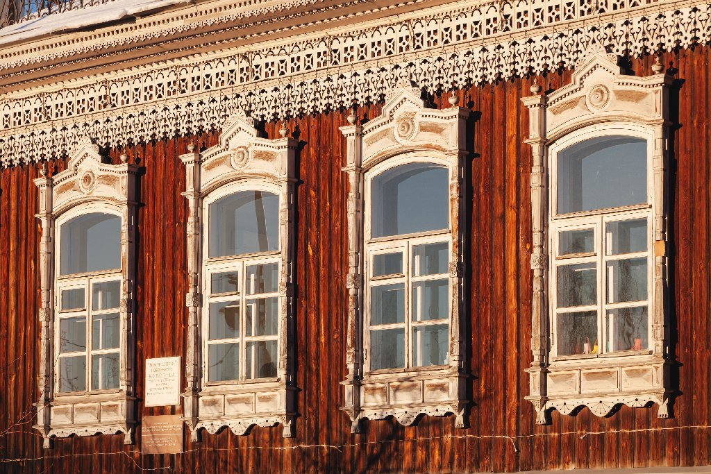 Фасад дома В. С. Поповой в Тюмени