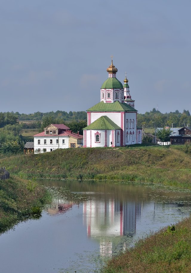 Церковь Ильи Пророка и река Каменка