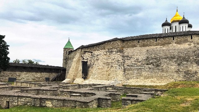 Панорама города Псков