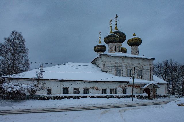 Вид исторического центра Устюжны в Вологодской области
