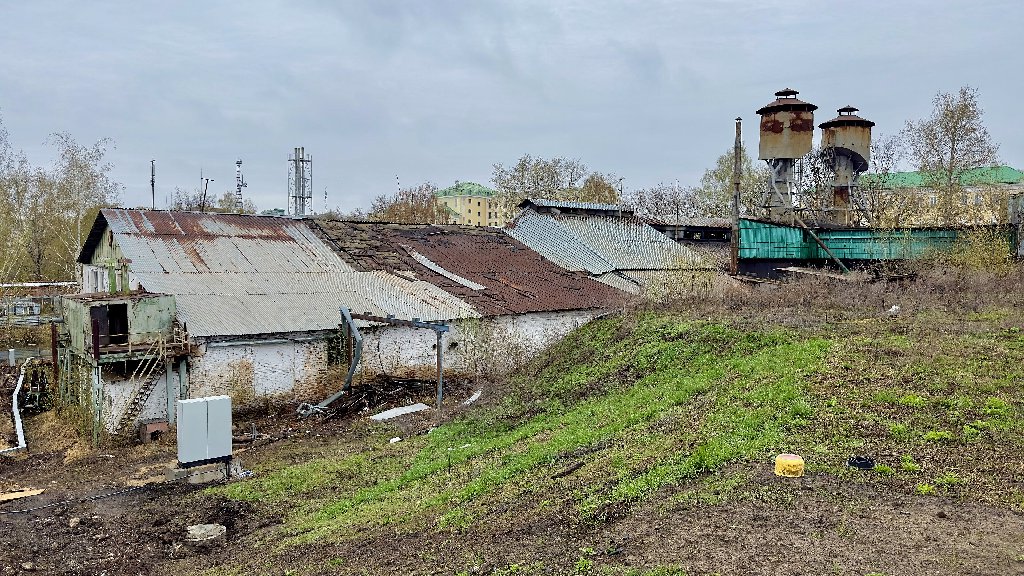 Панорама цехов Выксунского металлургического завода