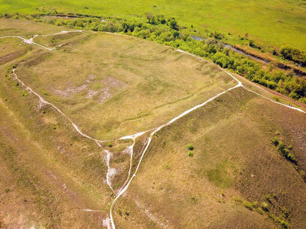 Вид на Маяцкий археологический комплекс