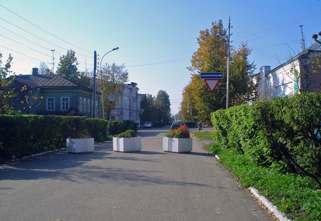 Историческая улица Карла Маркса в Арзамасе