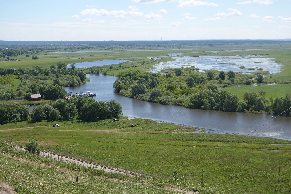 Река Тойма у Чёртова городища