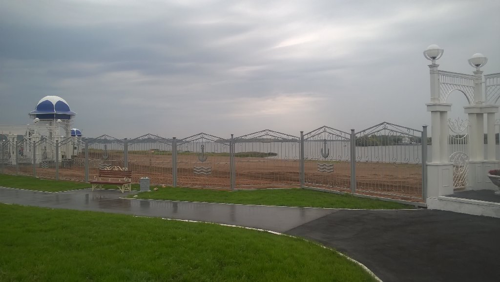 Парк на берегу Камы в Чистополе